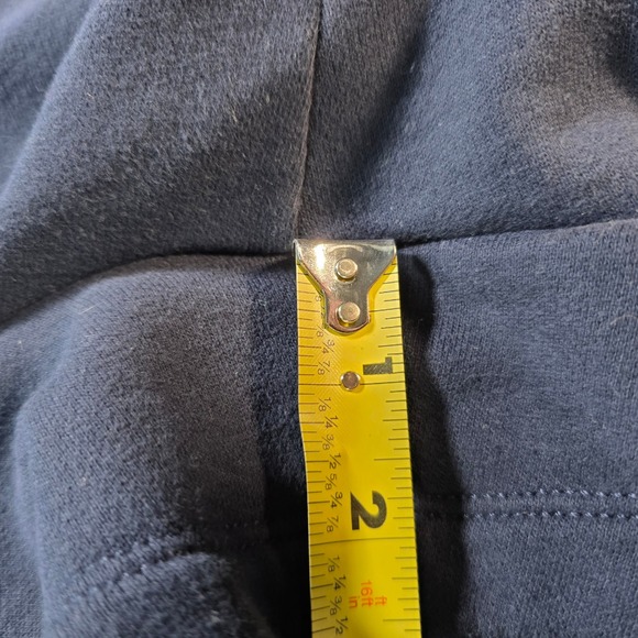 Abercrombie & Fitch Navy Blue Long Sleeve Polo Fleece Shorts Romper XL - Picture 5 of 10